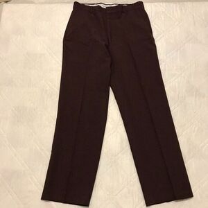 Vintage Oakton Flexslax brown‎ dress pants 34X30